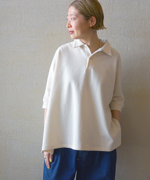 JOURNAL STANDARD LUXE（ジャーナルスタンダード　ラックス）の「カノコプルオーバー（その他トップス・レディース・ブラック/アイボリー・FREE）」の8枚目の写真