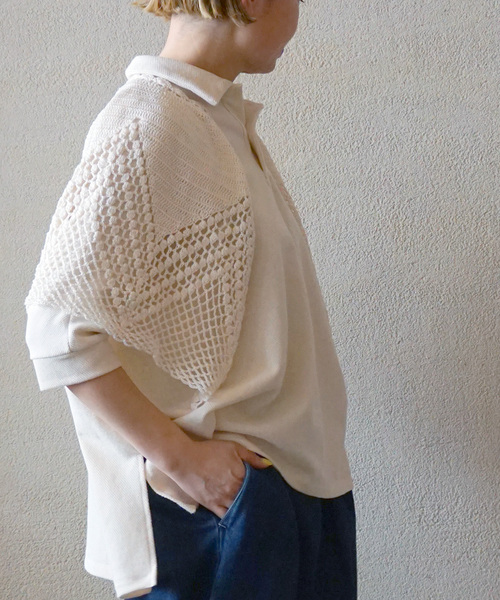 JOURNAL STANDARD LUXE（ジャーナルスタンダード　ラックス）の「カノコプルオーバー（その他トップス・レディース・ブラック/アイボリー・FREE）」の9枚目の写真