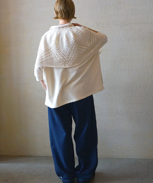 JOURNAL STANDARD LUXE（ジャーナルスタンダード　ラックス）の「カノコプルオーバー（その他トップス・レディース・ブラック/アイボリー・FREE）」の12枚目の写真