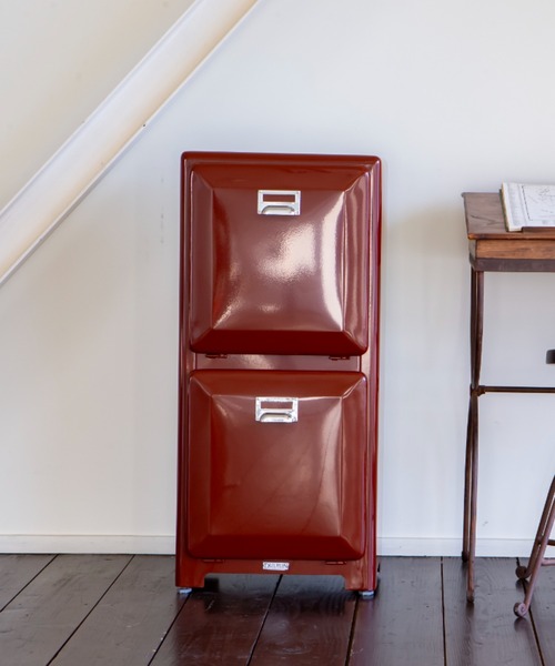 DULTON(ダルトン)の「TRASH CAN DOUBLE DECKER BRICK BROWN/ゴミ箱 2段(ダストボックス・メンズ・ブラウン・FREE)」の19枚目の写真