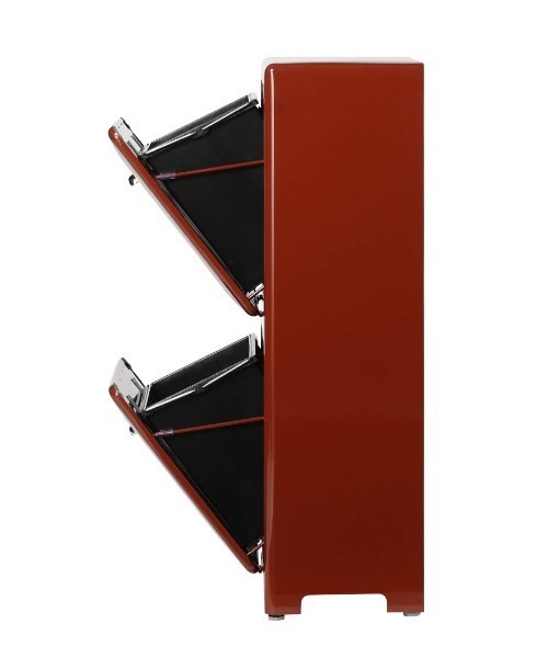 DULTON(ダルトン)の「TRASH CAN DOUBLE DECKER BRICK BROWN/ゴミ箱 2段(ダストボックス・メンズ・ブラウン・FREE)」の9枚目の写真