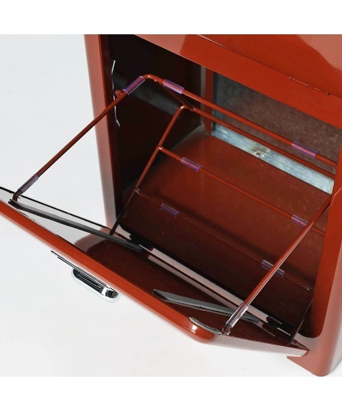 DULTON(ダルトン)の「TRASH CAN DOUBLE DECKER BRICK BROWN/ゴミ箱 2段(ダストボックス・メンズ・ブラウン・FREE)」の11枚目の写真