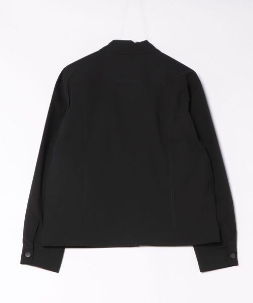 TAKA-Q（タカキュー）の「【撥水 ストレッチ】タカキュー トラッカージャケット(セットアップ可能)（ブルゾン・メンズ・ブラック・MEDIUM/LARGE/X-LARGE）」の2枚目の写真