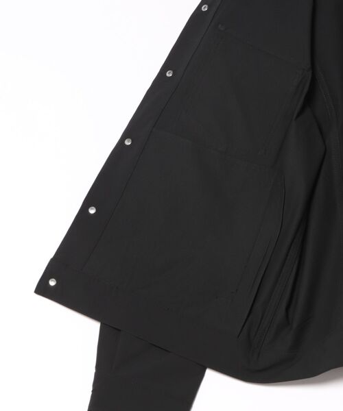 TAKA-Q（タカキュー）の「【撥水 ストレッチ】タカキュー トラッカージャケット(セットアップ可能)（ブルゾン・メンズ・ブラック・MEDIUM/LARGE/X-LARGE）」の3枚目の写真