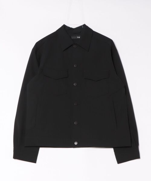 TAKA-Q（タカキュー）の「【撥水 ストレッチ】タカキュー トラッカージャケット(セットアップ可能)（ブルゾン・メンズ・ブラック・MEDIUM/LARGE/X-LARGE）」の4枚目の写真