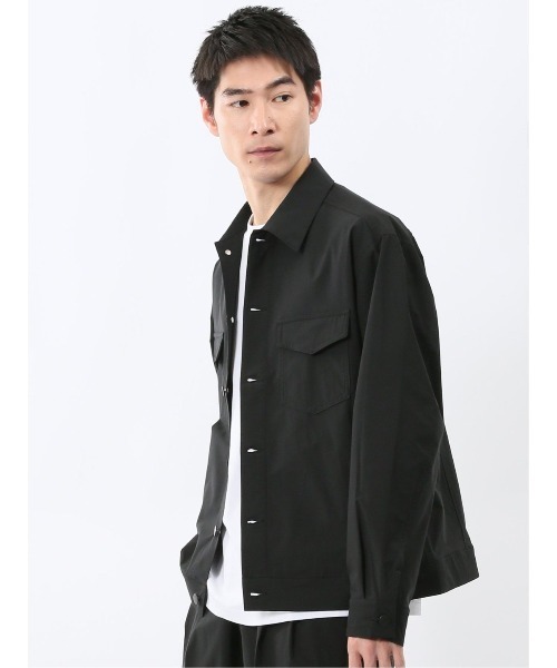 TAKA-Q（タカキュー）の「【撥水 ストレッチ】タカキュー トラッカージャケット(セットアップ可能)（ブルゾン・メンズ・ブラック・MEDIUM/LARGE/X-LARGE）」の11枚目の写真