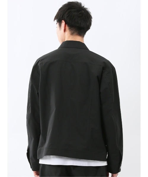 TAKA-Q（タカキュー）の「【撥水 ストレッチ】タカキュー トラッカージャケット(セットアップ可能)（ブルゾン・メンズ・ブラック・MEDIUM/LARGE/X-LARGE）」の12枚目の写真