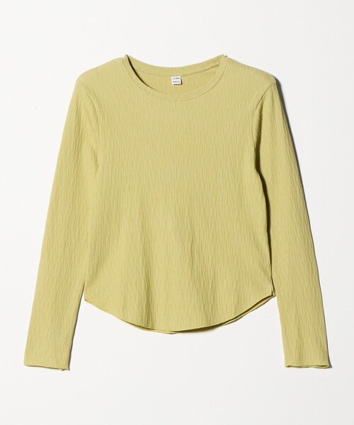 CITEN(シテン)の「<CITEN>エッセンシャルランダムリブトップ(Tシャツ/カットソー・レディース・イエロー/ホワイト/ブラック・FREE)」の14枚目の写真