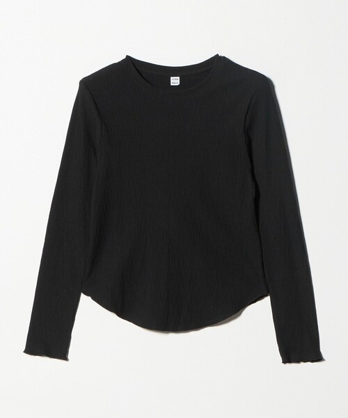 CITEN(シテン)の「<CITEN>エッセンシャルランダムリブトップ(Tシャツ/カットソー・レディース・イエロー/ホワイト/ブラック・FREE)」の22枚目の写真