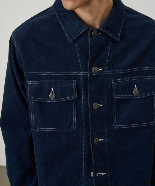 Gramicci(グラミチ)の「CORDUROY TRUCKER JACKET / コーデュロイトラッカージャケット Gramicci グラミチ(その他アウター・メンズ・オリーブ/ベージュ/ネイビー・S/M/L/XL/XXL)」の3枚目の写真