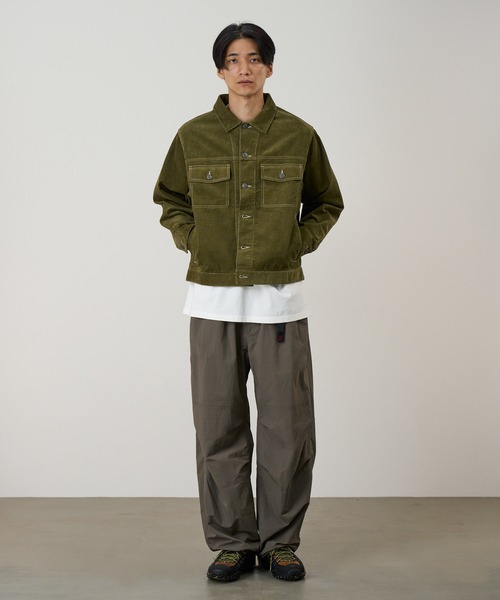 Gramicci(グラミチ)の「CORDUROY TRUCKER JACKET / コーデュロイトラッカージャケット Gramicci グラミチ(その他アウター・メンズ・オリーブ/ベージュ/ネイビー・S/M/L/XL/XXL)」の4枚目の写真