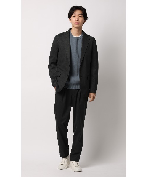 AOYAMA(アオヤマ)の「ゼロプレッシャースーツ【ジャケット】【セットアップ着用可】(スーツジャケット・メンズ・グレー/チャコールグレー・L/M/S/3L/LL)」の13枚目の写真