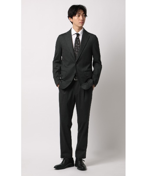 AOYAMA(アオヤマ)の「ゼロプレッシャースーツ【ジャケット】【セットアップ着用可】(スーツジャケット・メンズ・グレー/チャコールグレー・L/M/S/3L/LL)」の14枚目の写真
