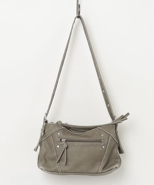 ONE DAY KMC （ワンデイケーエムシー）の「HERB/Four Pockets Shoulder Bag/4ポケットショルダーバッグ（ショルダーバッグ・レディース・ダークグレー/ライトグレー/ブラック・FREE）」の3枚目の写真