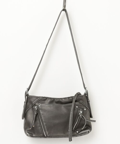 ONE DAY KMC （ワンデイケーエムシー）の「HERB/Four Pockets Shoulder Bag/4ポケットショルダーバッグ（ショルダーバッグ・レディース・ダークグレー/ライトグレー/ブラック・FREE）」の9枚目の写真