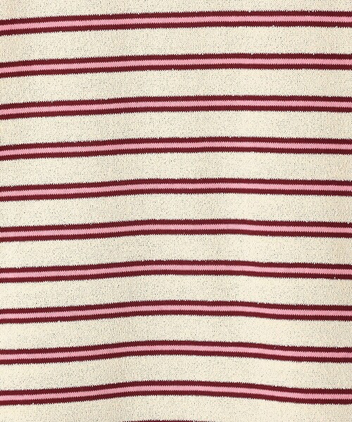 coen（コーエン）の「ブークレ ボーダーボートネックトップス【インフルエンサー紹介アイテム】（Tシャツ/カットソー・レディース・ナチュラル/オフホワイト・L/M）」の13枚目の写真