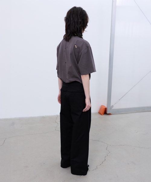 LCDC TM(エルシーディーシーティーエム)の「FRAYED LINE DETAIL PANTS (BLACK)(その他パンツ・レディース・その他・SMALL/MEDIUM)」の4枚目の写真