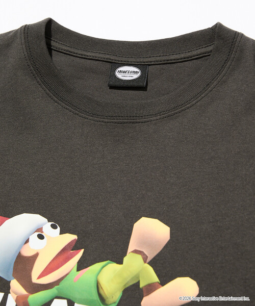 FREAK'S STORE(フリークスストア)の「限定展開 ビッグシルエット クルーネック プリントTシャツ/PlayStation サルゲッチュ/WHAT IS A PIPOSARU(Tシャツ/カットソー・メンズ・杢グレー/ホワイト/スミクロ・SMALL/MEDIUM/LARGE)」の12枚目の写真