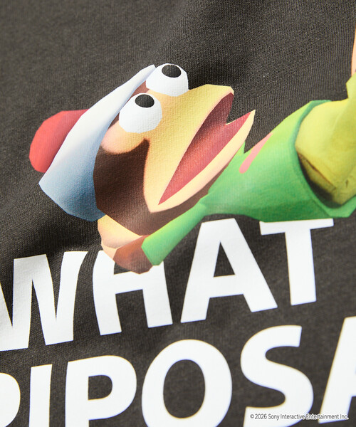 FREAK'S STORE(フリークスストア)の「限定展開 ビッグシルエット クルーネック プリントTシャツ/PlayStation サルゲッチュ/WHAT IS A PIPOSARU(Tシャツ/カットソー・メンズ・杢グレー/ホワイト/スミクロ・SMALL/MEDIUM/LARGE)」の14枚目の写真