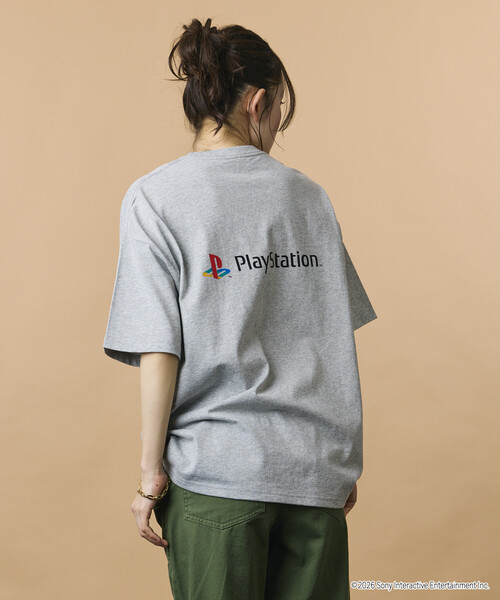 FREAK'S STORE(フリークスストア)の「限定展開 ビッグシルエット クルーネック プリントTシャツ/PlayStation サルゲッチュ/WHAT IS A PIPOSARU(Tシャツ/カットソー・メンズ・杢グレー/ホワイト/スミクロ・SMALL/MEDIUM/LARGE)」の7枚目の写真