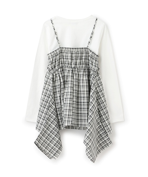 LOVETOXIC（ラブトキシック）の「イレヘムチュニックセット（アンサンブル・キッズ・カラフル/オフホワイト/ブラック・L:160cm/M:150cm/S:140cm）」の13枚目の写真