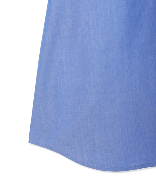 A/C DESIGN BY ALPHA CUBIC（エーシーデザインバイアルファキュービック）の「Vネックフリルブラウス（シャツ/ブラウス・レディース・オフホワイト/ブルー・9号/11号/13号）」の16枚目の写真