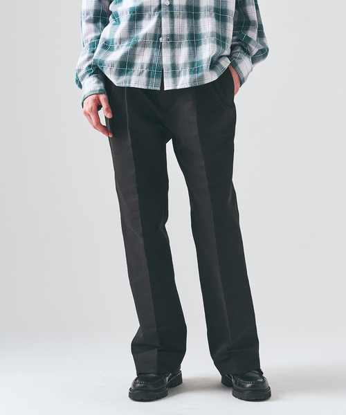 417 EDIFICE（フォーワンセブンエディフィス）の「TC ツイルサイド アジャストパンツ（スラックス・メンズ・ブラック/ベージュ/ホワイト・LARGE/MEDIUM/SMALL）」の9枚目の写真