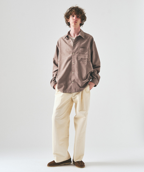 417 EDIFICE（フォーワンセブンエディフィス）の「TC ツイルサイド アジャストパンツ（スラックス・メンズ・ブラック/ベージュ/ホワイト・LARGE/MEDIUM/SMALL）」の14枚目の写真