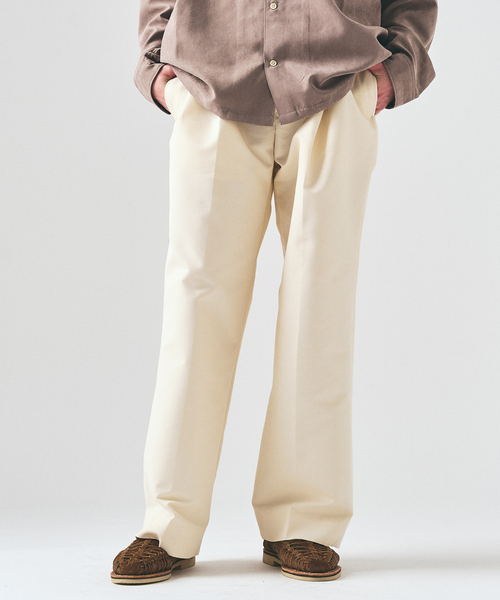 417 EDIFICE（フォーワンセブンエディフィス）の「TC ツイルサイド アジャストパンツ（スラックス・メンズ・ブラック/ベージュ/ホワイト・LARGE/MEDIUM/SMALL）」の15枚目の写真