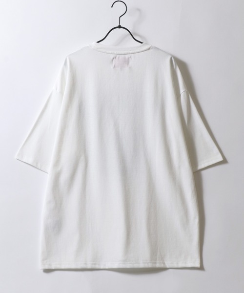 SITRY(シトリー)の「Animal Rock Band Like Print T-Shirt/猫 犬 アニマル プリント オーバーサイズ 半袖Tシャツ レディース メンズ(Tシャツ/カットソー・メンズ・ホワイト/ホワイト系その他/ブラック/ブラック系その他・M/L/LL)」の11枚目の写真