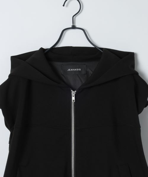 JEANASIS(ジーナシス)の「ダンボールフードベスト/647677(ベスト・レディース・グレー/ブラック・FREE)」の12枚目の写真