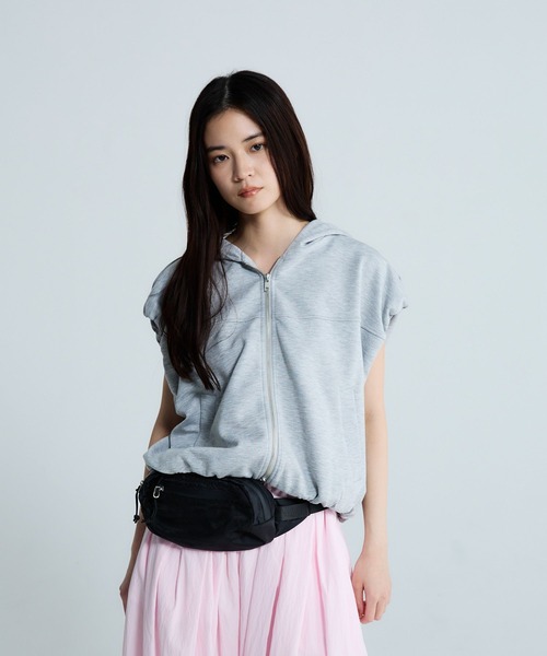 JEANASIS(ジーナシス)の「ダンボールフードベスト/647677(ベスト・レディース・グレー/ブラック・FREE)」の16枚目の写真