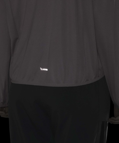 adidas(アディダス)の「アディダス adidas マストハブ UV ニット フルジップ パーカー(パーカー・レディース・スモークピンク/ブラック・S/M/L/XL)」の6枚目の写真