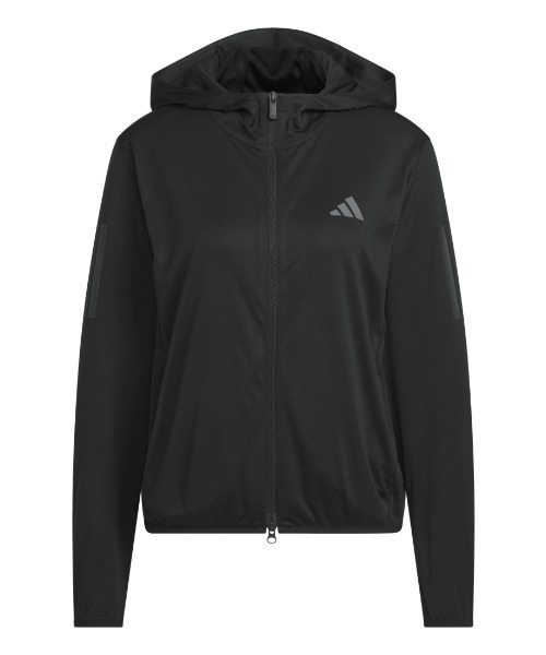 adidas(アディダス)の「アディダス adidas マストハブ UV ニット フルジップ パーカー(パーカー・レディース・スモークピンク/ブラック・S/M/L/XL)」の12枚目の写真
