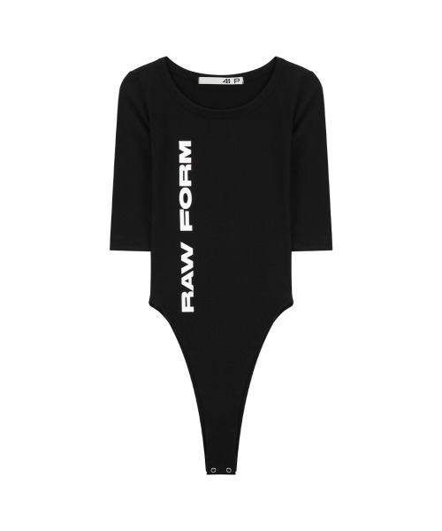 41PRAY(サイルプレイ)の「3/4 Sleeve Bodysuit / Black(Tシャツ/カットソー・レディース・ブラック・OS)」の5枚目の写真