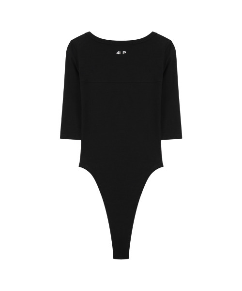 41PRAY(サイルプレイ)の「3/4 Sleeve Bodysuit / Black(Tシャツ/カットソー・レディース・ブラック・OS)」の6枚目の写真