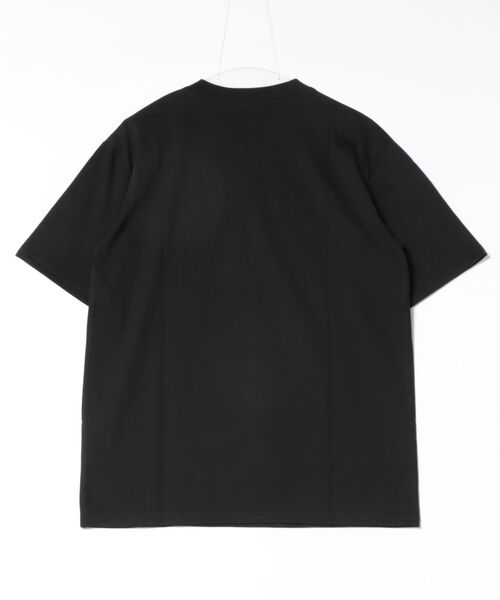 LB/S (エルビーエス)の「【ZERO STAIN/ゼロステイン】汗染みの目立ちにくいTシャツ ZEROSTAIN ヘンリーネックTシャツ 防汚 UVカット 綿タッチ・厚手(Tシャツ/カットソー・メンズ・オフホワイト/ブラック/ホワイト/スミクロ・LARGE/X-LARGE/MEDIUM)」の5枚目の写真