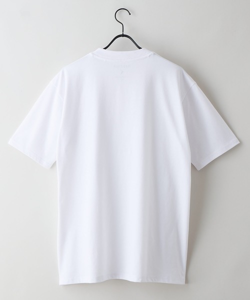 LB/S (エルビーエス)の「【ZERO STAIN/ゼロステイン】汗染みの目立ちにくいTシャツ ZEROSTAIN ヘンリーネックTシャツ 防汚 UVカット 綿タッチ・厚手(Tシャツ/カットソー・メンズ・オフホワイト/ブラック/ホワイト/スミクロ・LARGE/X-LARGE/MEDIUM)」の16枚目の写真