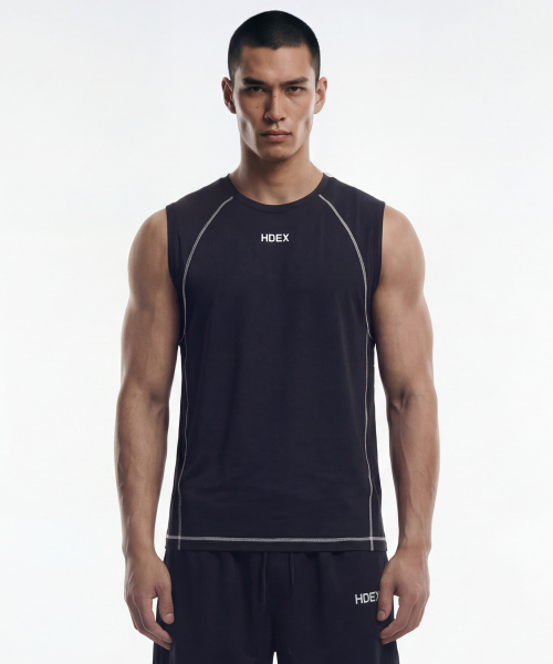 HDEX(エイチデックス)の「プロマッスルフィットコンプレッションタンク(ブラック)(Tシャツ/カットソー・レディース・ブラック・MEDIUM/LARGE/X-LARGE/2XL)」の1枚目の写真