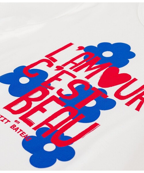 PETIT BATEAU(プチバトー)の「プリント半袖Tシャツ(Tシャツ/カットソー・レディース・ホワイト・XX-SMALL/X-SMALL/SMALL/MEDIUM/LARGE)」の5枚目の写真
