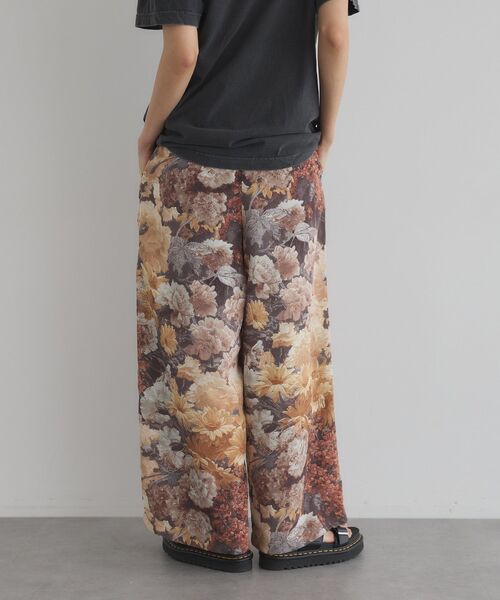 GARAGE OF GOOD CLOTHING（ガレージオブグッドクロージング）の「【日本製】ダークフラワープリントドロストワイドパンツ（その他パンツ・レディース・ダークオレンジ・FREE）」の20枚目の写真