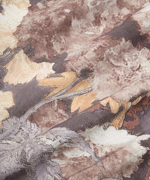 GARAGE OF GOOD CLOTHING（ガレージオブグッドクロージング）の「【日本製】ダークフラワープリントドロストワイドパンツ（その他パンツ・レディース・ダークオレンジ・FREE）」の4枚目の写真