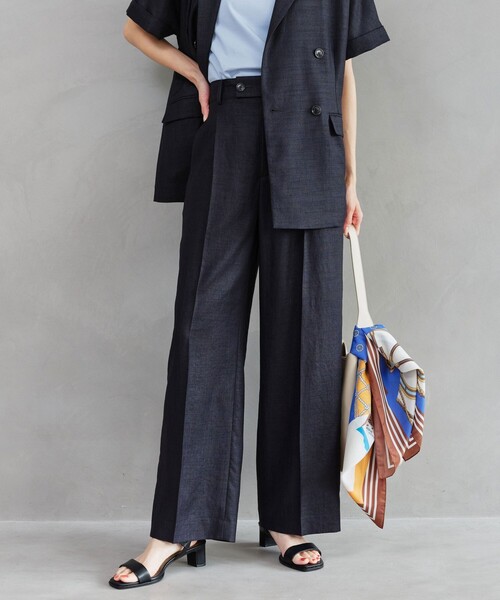 green label relaxing ライトリネンライクジレ M ネイビー UNITED ARROWS LTD. OUTLET｜ライトリネンライク ジレ -マシン