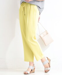 SHOO・LA・RUE | 【セットアップ可/ひんやり/UV/SS-3L】さらさらぷるん イージーテーパードパンツ(その他パンツ)