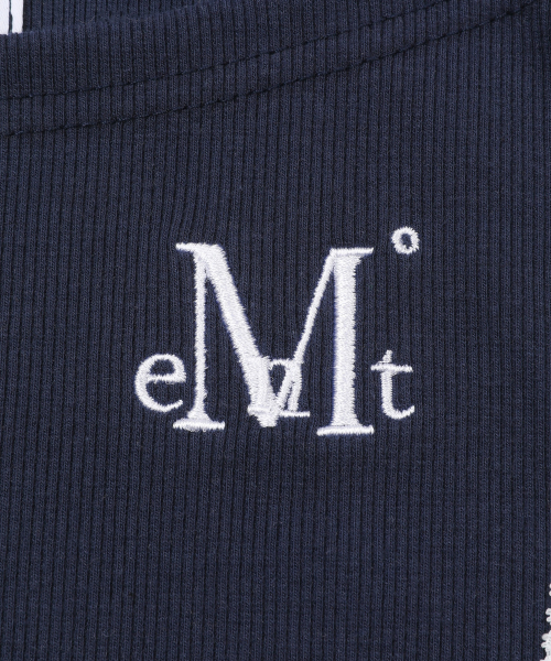 MUCENT(ムセント)の「パルスセットアップレーストラックラインスリーブレスナシ(2カラー)(Tシャツ/カットソー・レディース・ブラック/ネイビー・FREE)」の10枚目の写真