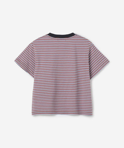 GYMPHLEX(ジムフレックス)の「Gymphlex | マルチボーダー クルーネック半袖Tシャツ WOMEN(Tシャツ/カットソー・レディース・オレンジ系その他/グリーン系その他/ブルー系その他・14/12)」の6枚目の写真