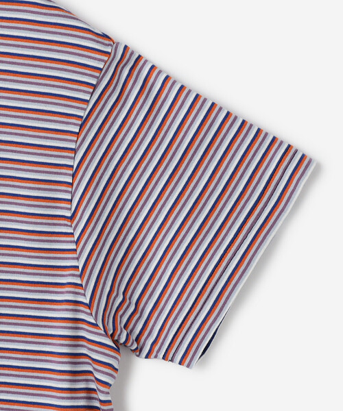 GYMPHLEX(ジムフレックス)の「Gymphlex | マルチボーダー クルーネック半袖Tシャツ WOMEN(Tシャツ/カットソー・レディース・オレンジ系その他/グリーン系その他/ブルー系その他・14/12)」の8枚目の写真