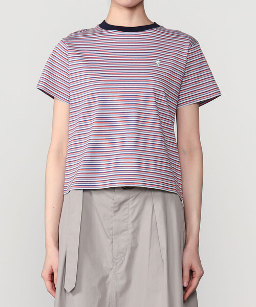 GYMPHLEX(ジムフレックス)の「Gymphlex | マルチボーダー クルーネック半袖Tシャツ WOMEN(Tシャツ/カットソー・レディース・オレンジ系その他/グリーン系その他/ブルー系その他・14/12)」の11枚目の写真