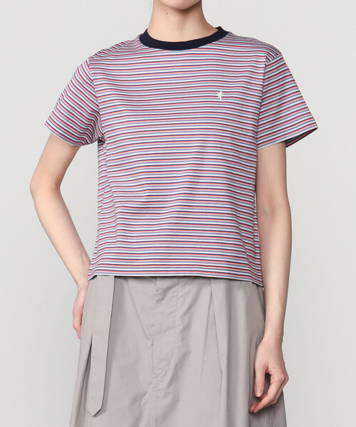 GYMPHLEX(ジムフレックス)の「Gymphlex | マルチボーダー クルーネック半袖Tシャツ WOMEN(Tシャツ/カットソー・レディース・オレンジ系その他/グリーン系その他/ブルー系その他・14/12)」の14枚目の写真