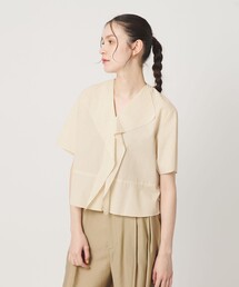 BEAUTY&YOUTH UNITED ARROWS | ソリッド&ストライプ ラッフル シャツブラウス ウォッシャブル(シャツ/ブラウス)